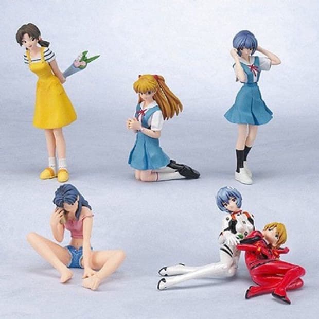 개당판매/미개봉) 고전 에반게리온 피규어 아스카 레이 미사토 6종