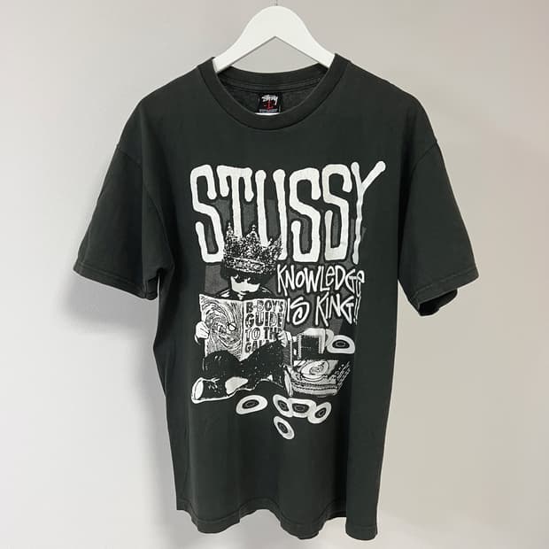 스투시 2000s Knowledge Is King 티셔츠