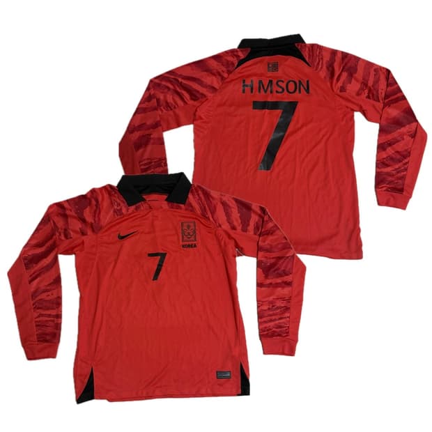 대한민국 20/22 축구대표팀 손흥민 홈 긴팔 유니폼 판매합니다