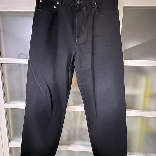 발렌시아가 블랙 데님 m사이즈