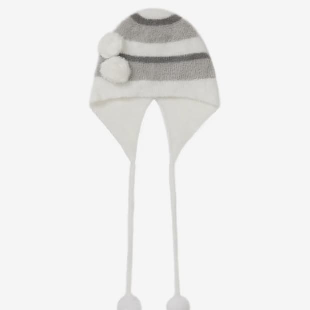 일리고 플레르 이어플랩 비니 아이보리