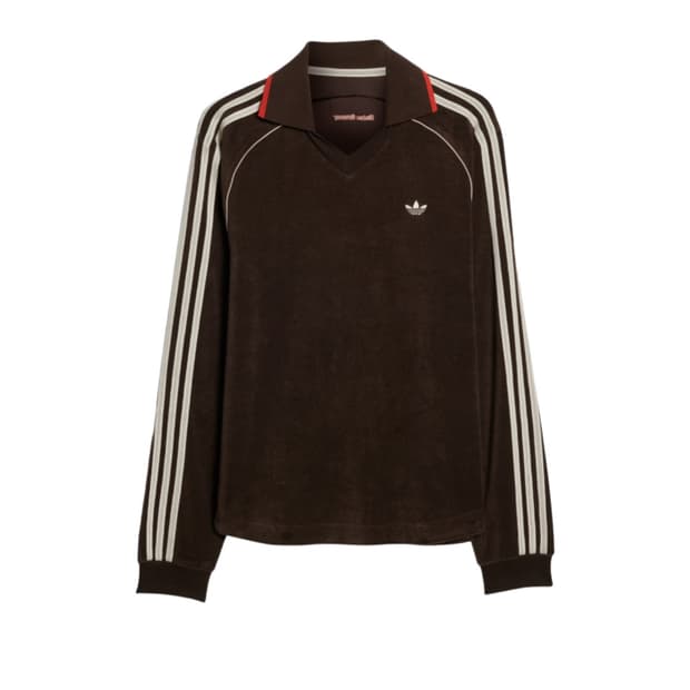 아디다스 x 웨일스 보너 웨일즈 보너 타월 롱 슬리브 다크 브라운