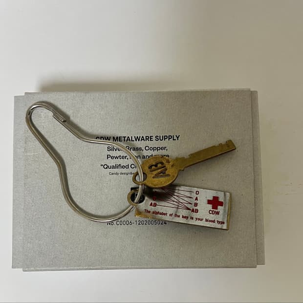 C.D.W - Blood Type Key Plate(AB)