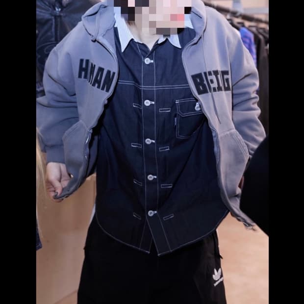 25ss 꼼데가르송 옴므 스트라이프 셔츠