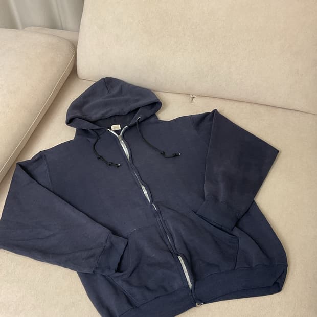 70s russell zip up hoodie