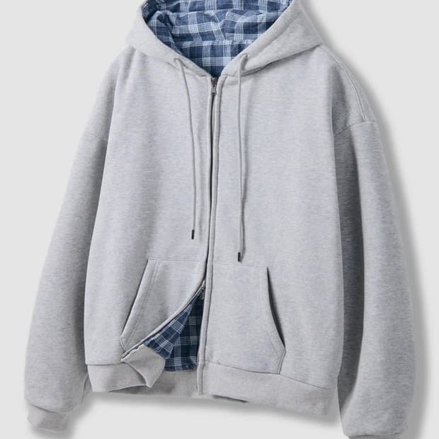 디미트리 리버시블 로고 후드 집업