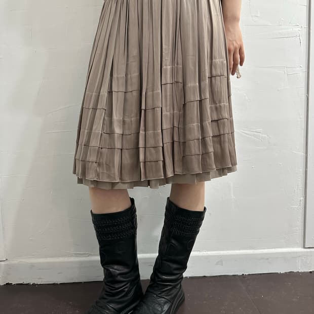 lestera reversible design midi skirt