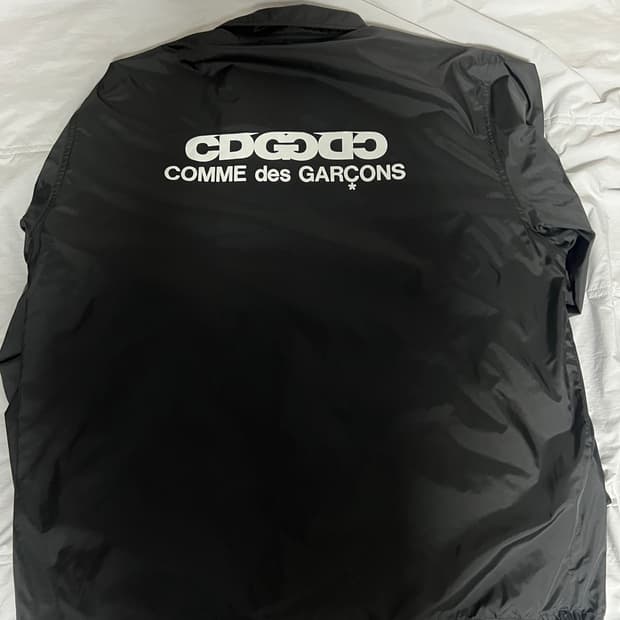 (XL) 꼼데가르송 cdg 코치 자켓 블랙