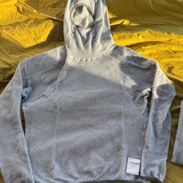 [xl] 새티스파이 고스트플리스 후드 스톤