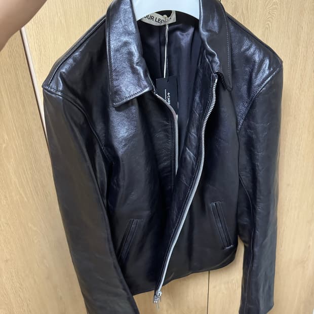 아워레가시 미니레더 자켓 52size