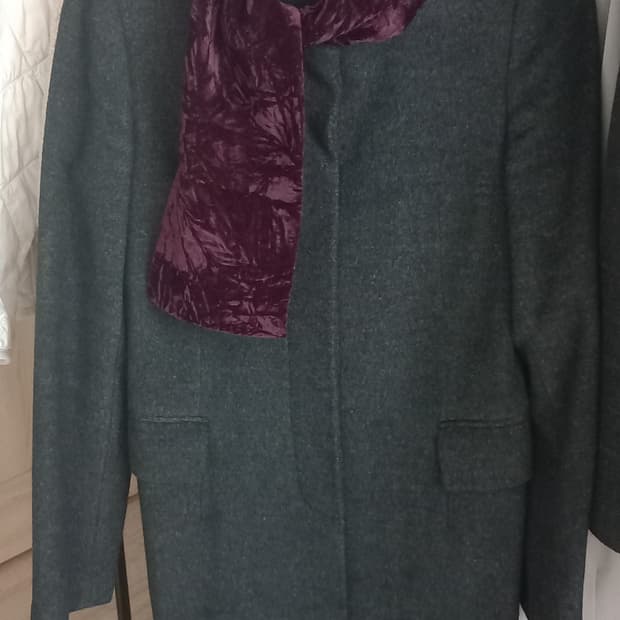 오조크 롱코트 머플러 세트