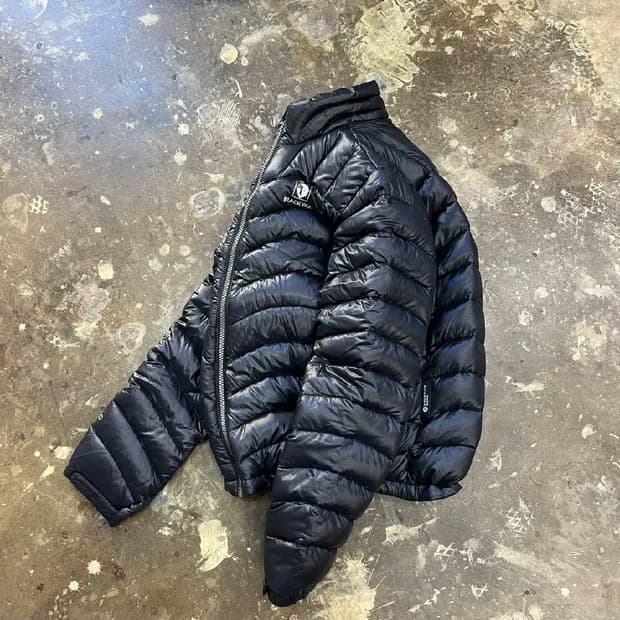 95) 블랙야크 구스다운 경량 패딩 점퍼 자켓 거위털 패딩
