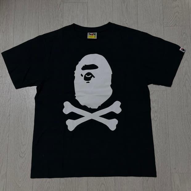 베이프 크로스본 반팔 블랙 M