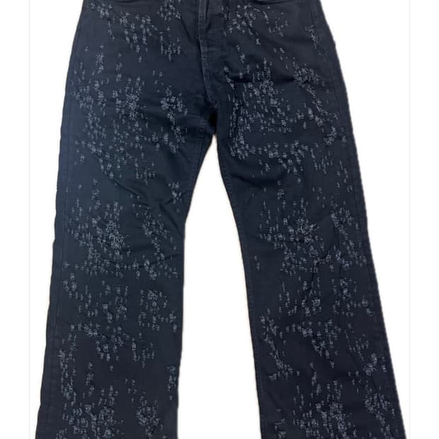 아크네스튜디오 블랙 샷건 데님 팬츠 32