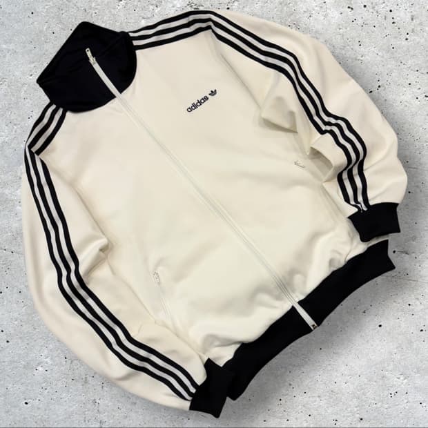 [105] 아디다스 베켄바우어 삼선 트랙탑 져지 화이트 B742