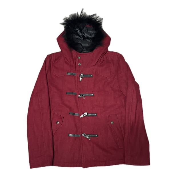 SEMANTIC DESIGN Fur Wool Jacket