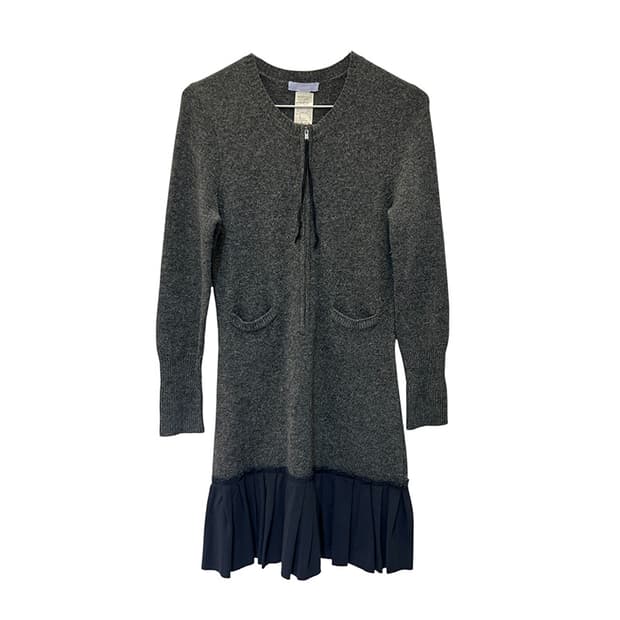 베라왕 차콜그레이 순모 원피스 44