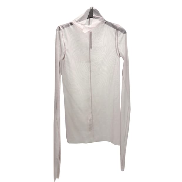 Rick Owens Lilies Sheer Long T shirt 펄 