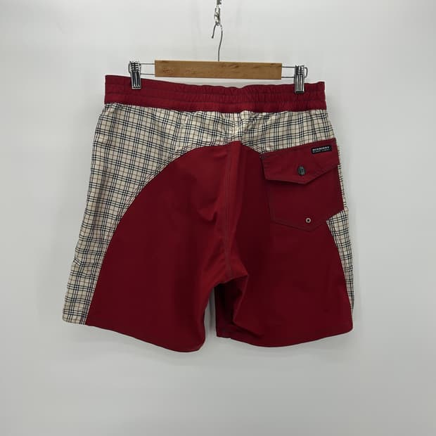 [BURBERRY] 버버리 블루라벨 배색 하프팬츠
