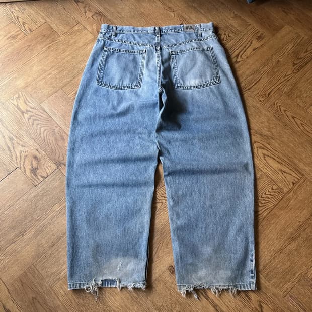 [38]00's 리바이스 USA 실버탭 와이드 배기 데님 팬츠