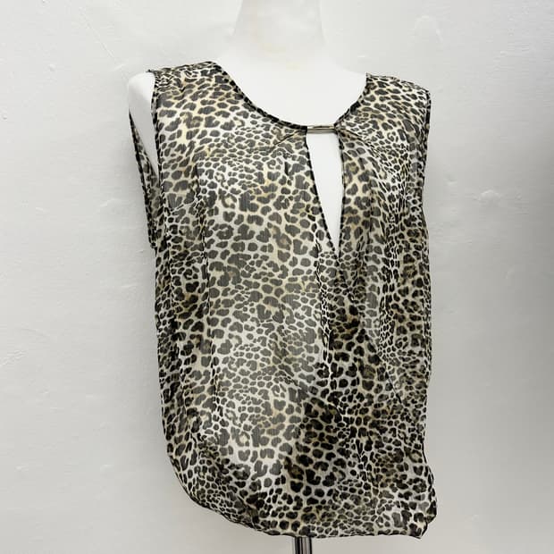 Vintage leopard sleeveless