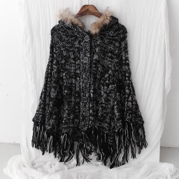 cecil mcbee) bokashi fringe cape