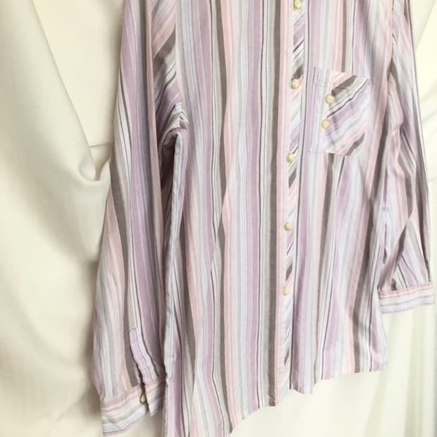 801. pastel stripe shirt