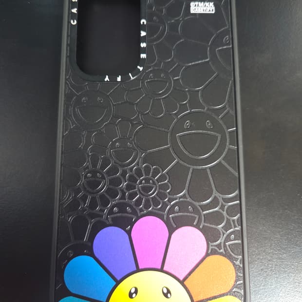 S25+ 케이스티파이 무라카미다카시 스마일 레인보우