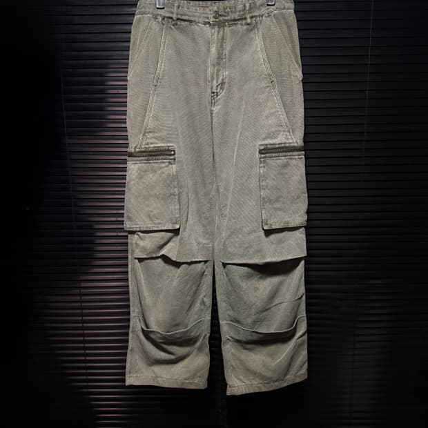 COOR 쿠어 오버 다잉 페이디드 워크 팬츠 카펜더 카고 바지 30 S