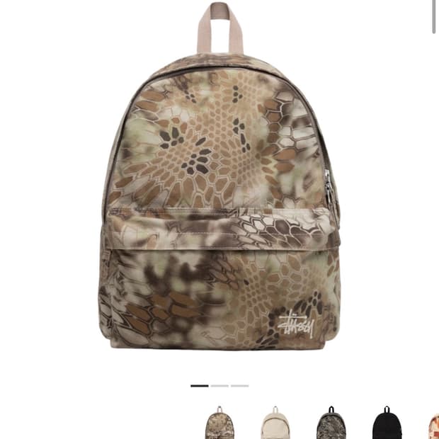 스투시 캔버스 백팩 하이랜더