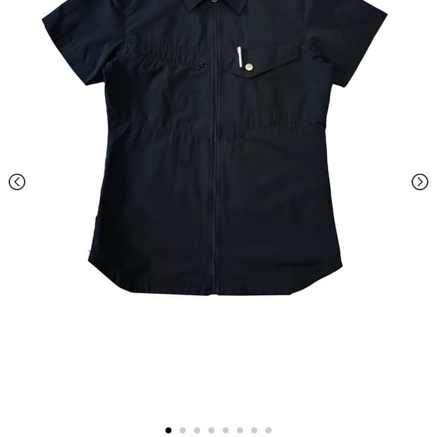 SS26 TRAINER ZIP SHIRT (BLACK)