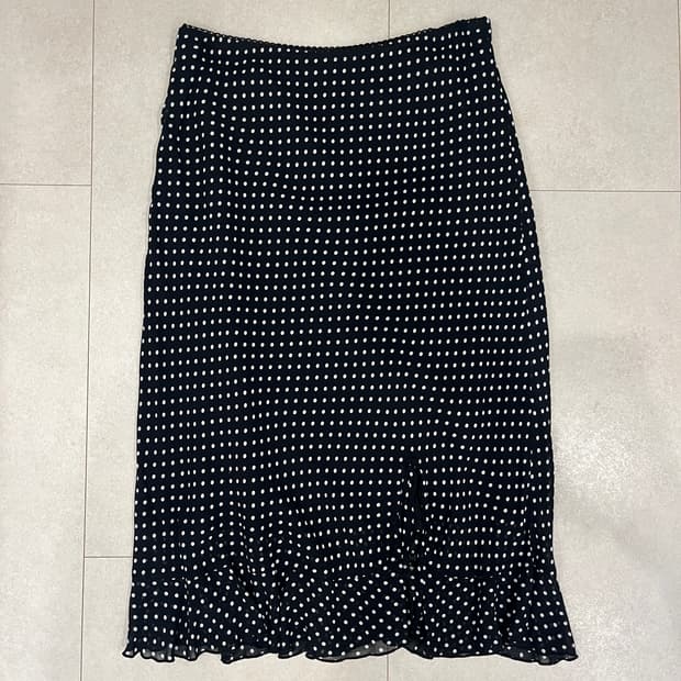 에스프리 폴카돗 땡땡이 스커트