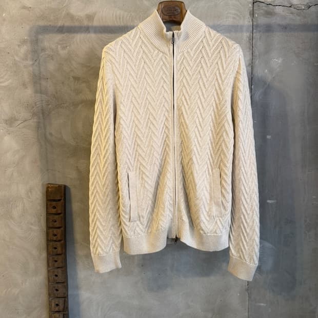 브룩스 브라더스 짚업 가디건 100