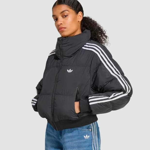 아디다스 크롭 푸퍼 패딩 