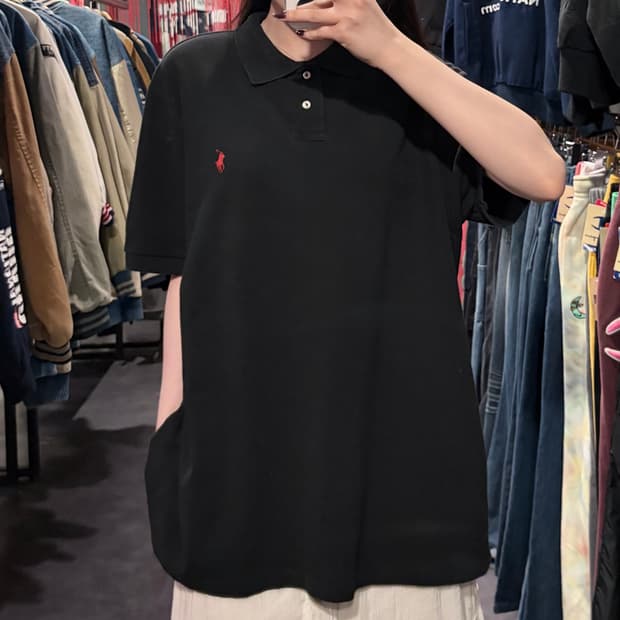 [IM] 폴로 랄프로렌 반팔 피케 셔츠 블랙