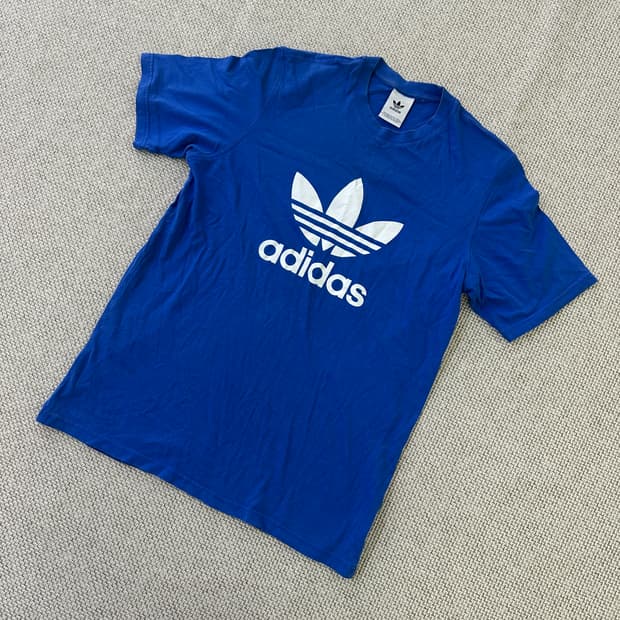 XL 아디다스 트레포일 빅로고 반팔 0413D