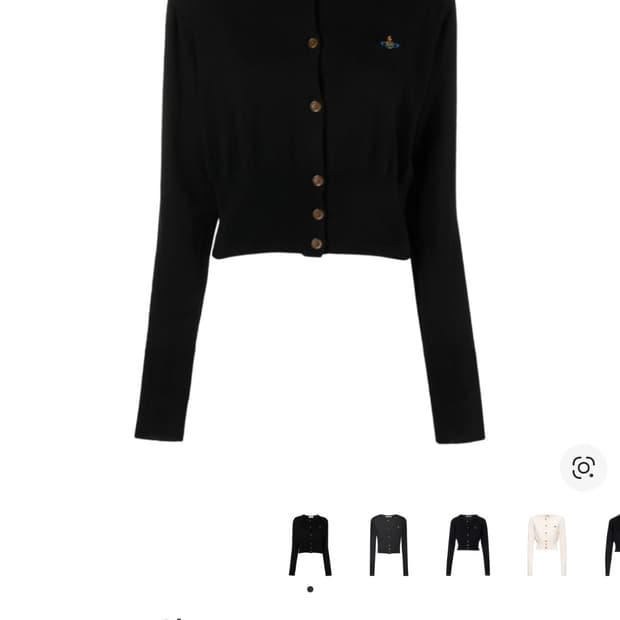 비비안웨스트우드 베아 크롭 가디건 xs 새상품