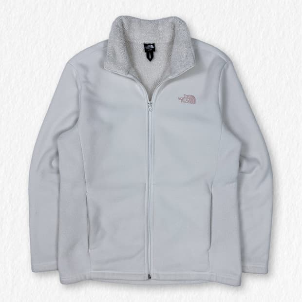 노스페이스 쉐르파 라이너 후리스 화이트