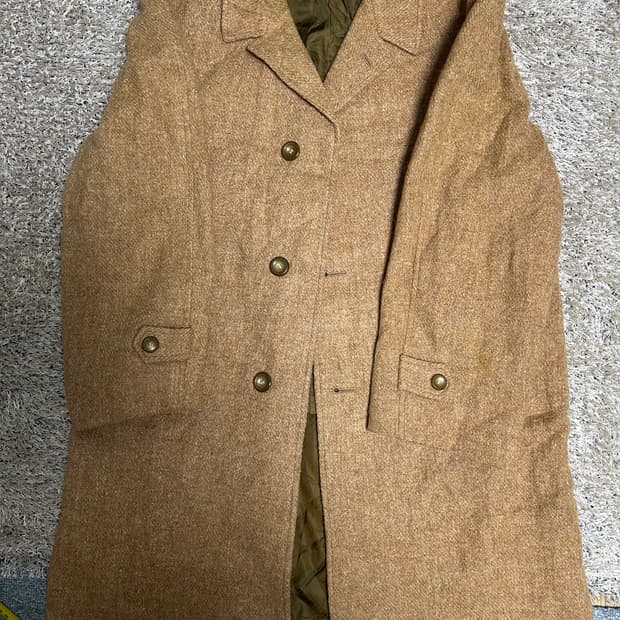 일제 수제맞춤 울 코트 사이즈 105~110