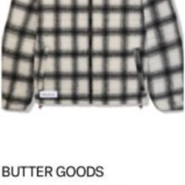 버터굿즈 리버서블 패턴 숏패딩 S