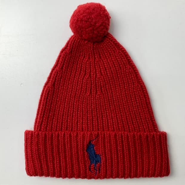 [OS/정품] 폴로 랄프로렌 레드 비니
