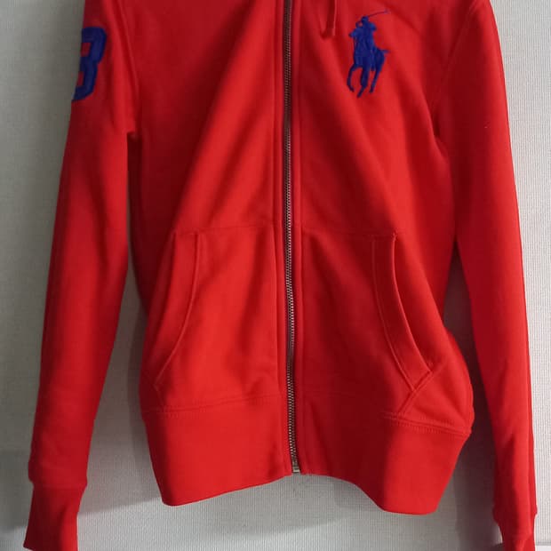 폴로 POLO 빅포니 여자 후드집업 85/XS