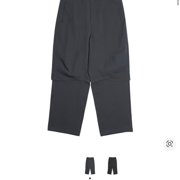 (3)산산기어 레이어드 팬츠 블루차콜