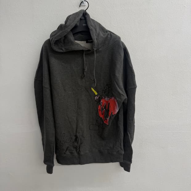 We11done 웰던 Graphic Print Crew Neck 후드xs