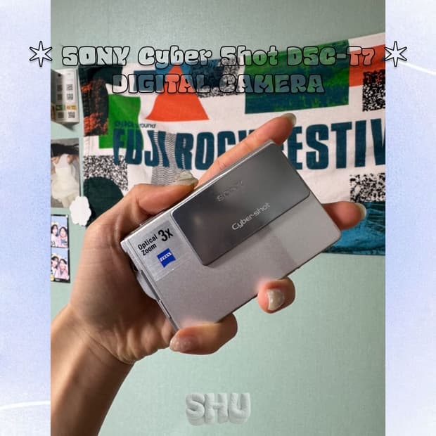 소니 사이버샷 DSC-T7 컴팩트 미니 디카 실버