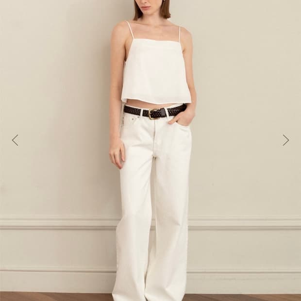 글로니 THE 901 JEANS (White, S size)
