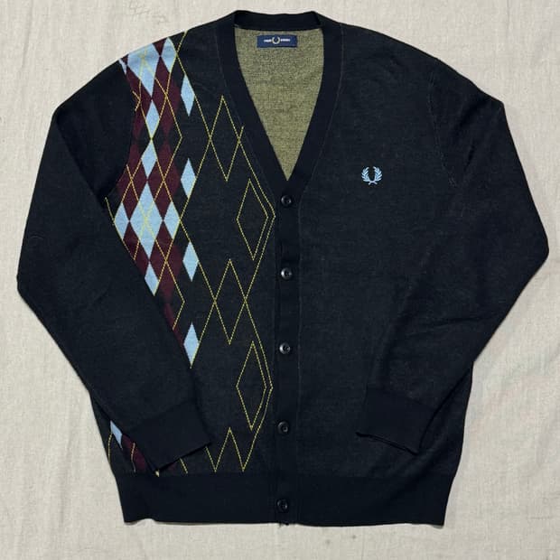 프레드페리 아가일 가디건 L