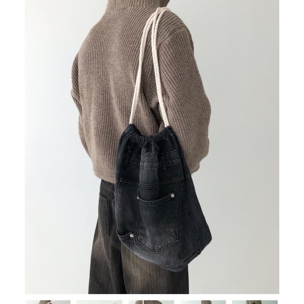 뉴치프시크 데님 가방