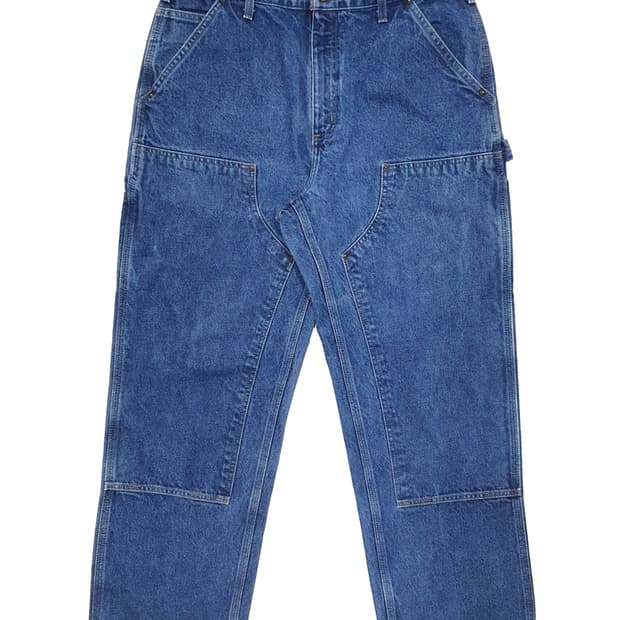 칼하트 더블니 데님 b73 덩가리핏 34 (실 32-33)