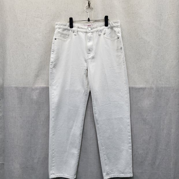 PLAC 화이트 데님 팬츠